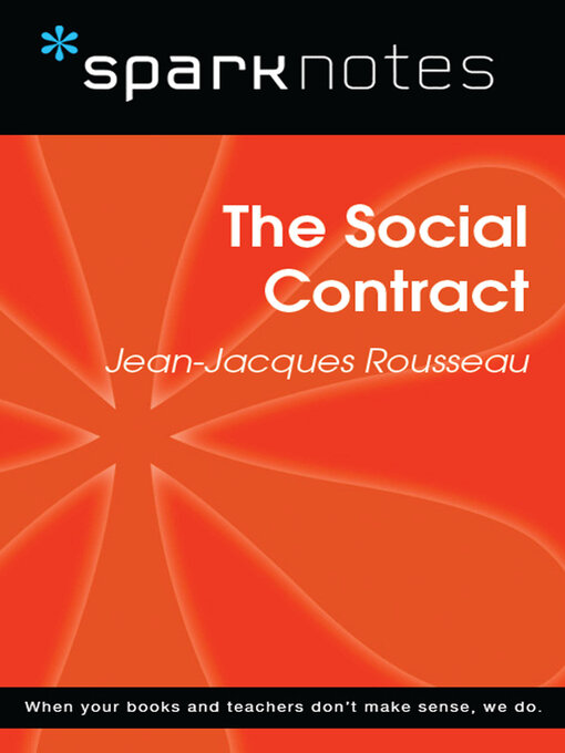 Title details for The Social Contract by SparkNotes - Wait list